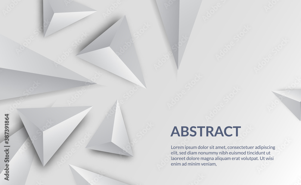 simple clean white elegant business background suitable for presentation triangle shape simple clean white elegant business background suitable for presentation triangle shape