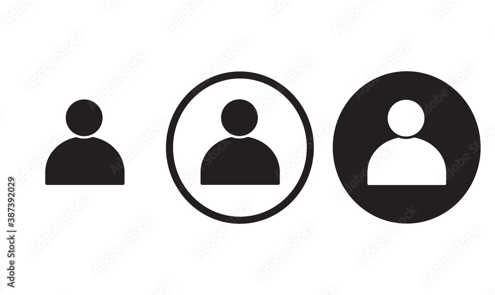 Fototapeta premium personel person icon symbol sign vector