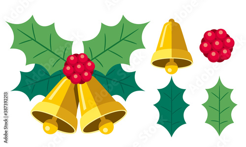 クリスマスリース のイラスト素材とパーツ