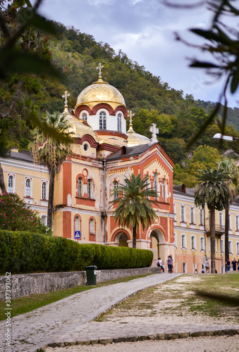 Abkhazia. The Monastery Of New Athos