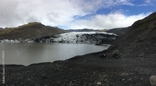 islande, Glacier Sólheimajökull photo