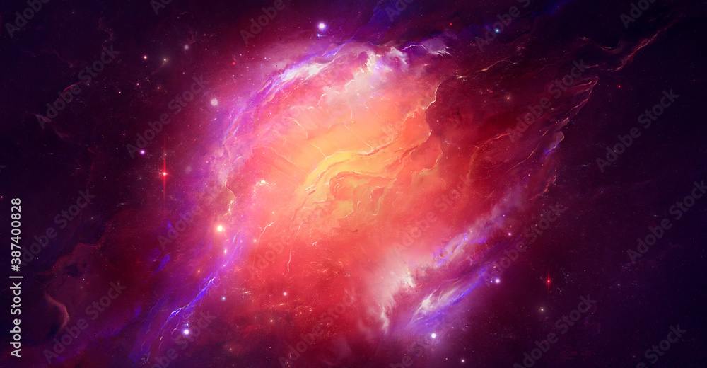 Fototapeta premium Stars Nebula on a background of outer space 