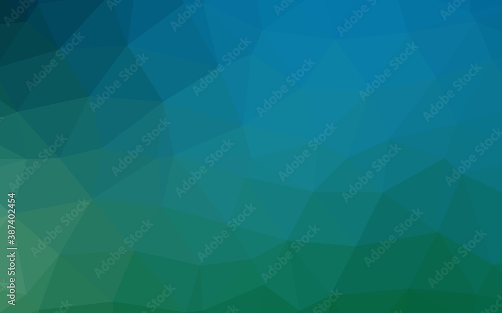 Light Blue, Green vector low poly layout. Light Blue, Green vector low poly layout.