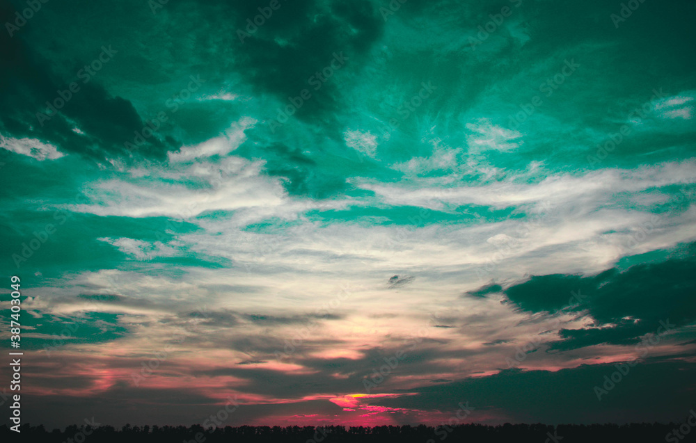 Obraz premium sunset in the sky