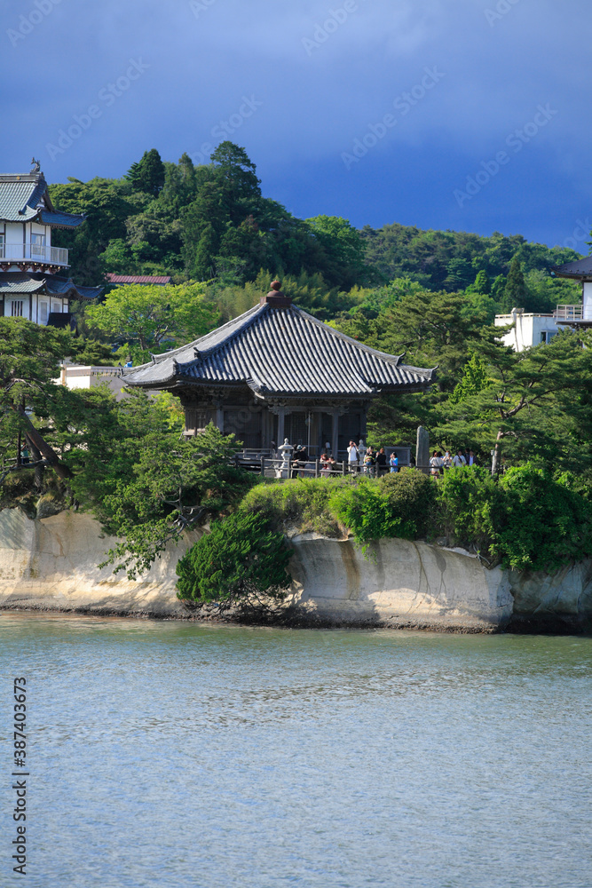 Naklejka premium 日本三景 松島五大堂