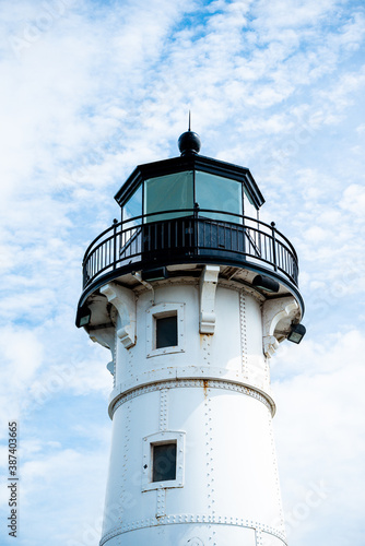 Duluth Minnesota lighthouse and lake Superior