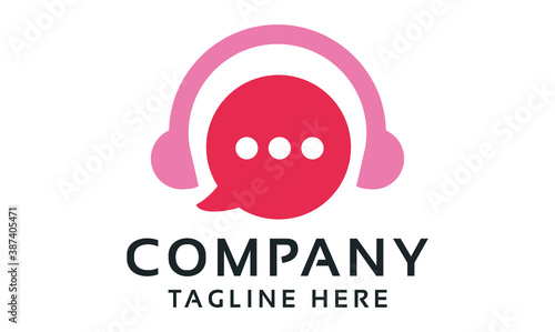 Help Talk Vector Logo Template