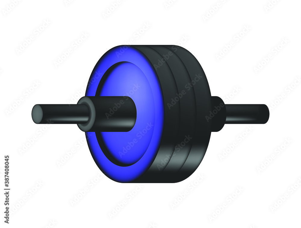 High Quality Realistic 3D Cute Fitness Icons on White Background . Isolated Vector Illustration High Quality Realistic 3D Cute Fitness Icons on White Background . Isolated Vector Illustration