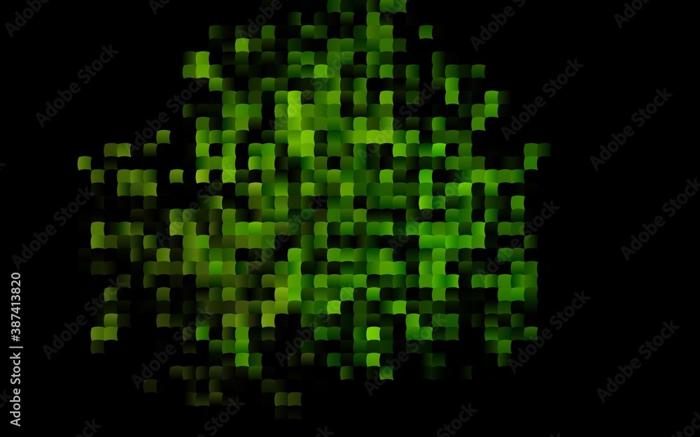 Dark Green vector pattern in square style. Dark Green vector pattern in square style.