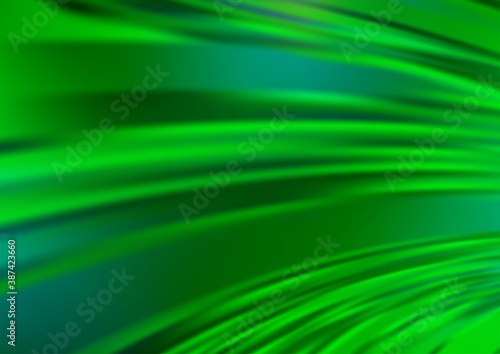 Light Green vector glossy abstract background.