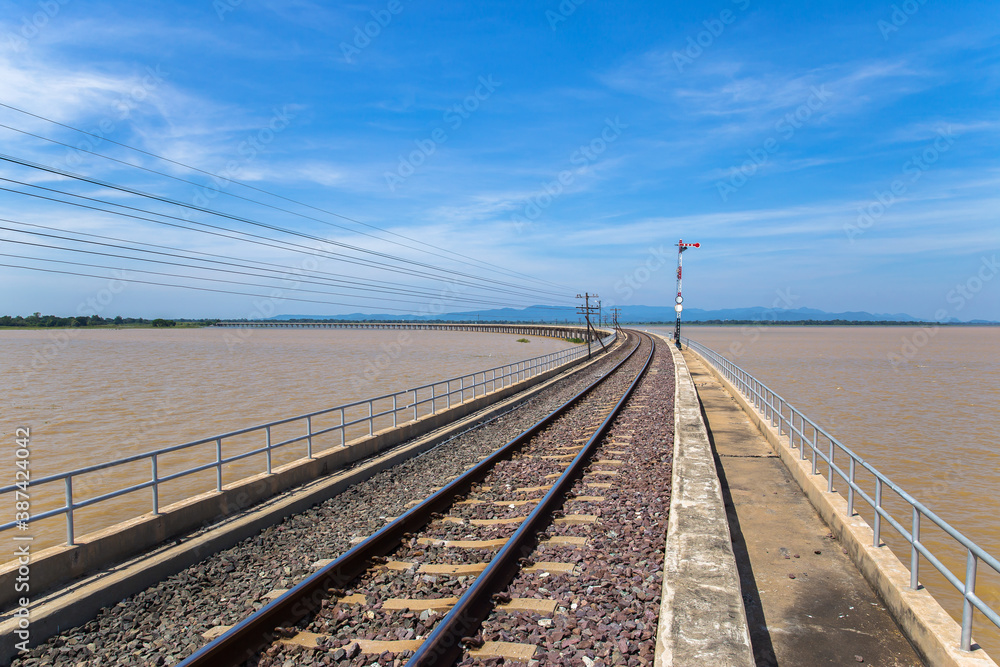 Railing, Freight Transportation, Outback, Railroad Track Railing, Freight Transportation, Outback, Railroad Track