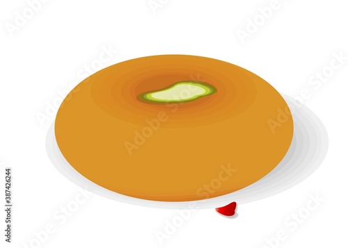 Peda Indian Sweets or Mithai Food Vector