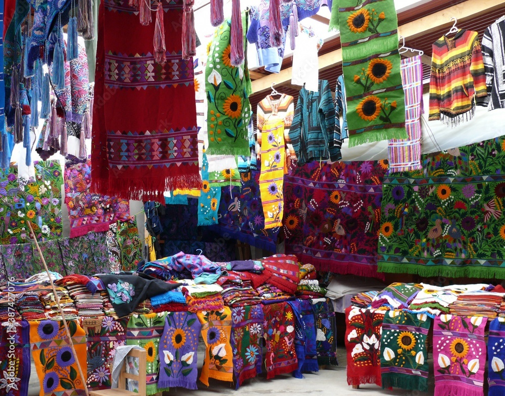 In einer Weberei in Mexiko