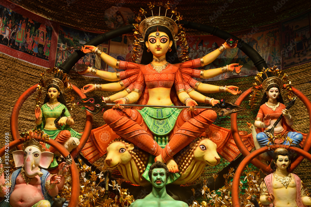 Durgapuja. India's largest festival. Specially greatest festival of hindus.