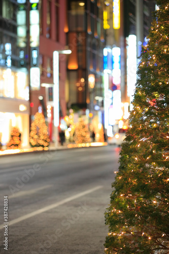 銀座クリスマス夜景