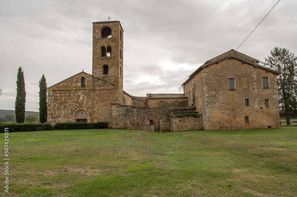 The Pieve of San Giovanni Battista is a sacred building located in Ponte allo Spino, prov. of Siena. Mentioned since 1189, it is one of the most interesting Romanesque buildings in the Sienese area. The Pieve of San Giovanni Battista is a sacred building located in Ponte allo Spino, prov. of Siena. Mentioned since 1189, it is one of the most interesting Romanesque buildings in the Sienese area.