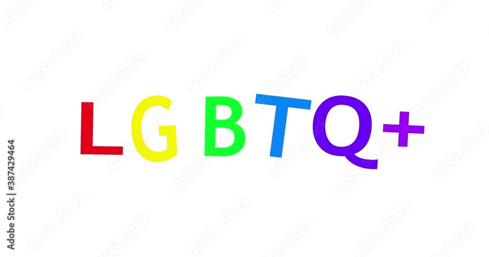 LGBTQ+, Rainbow background and text-LGBT Rainbow LGBT text. 3d render LGBTQ+, Rainbow background and text-LGBT Rainbow LGBT text. 3d render