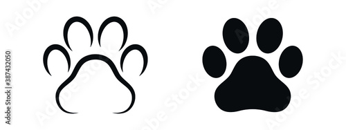 cat paw print icon