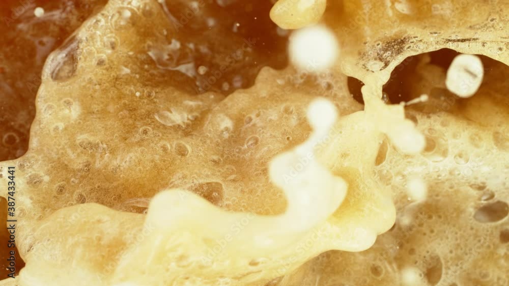 Super slow motion of splashing beer. Filmed on high speed cinema camera, 1000 fps. Super slow motion of splashing beer. Filmed on high speed cinema camera, 1000 fps.