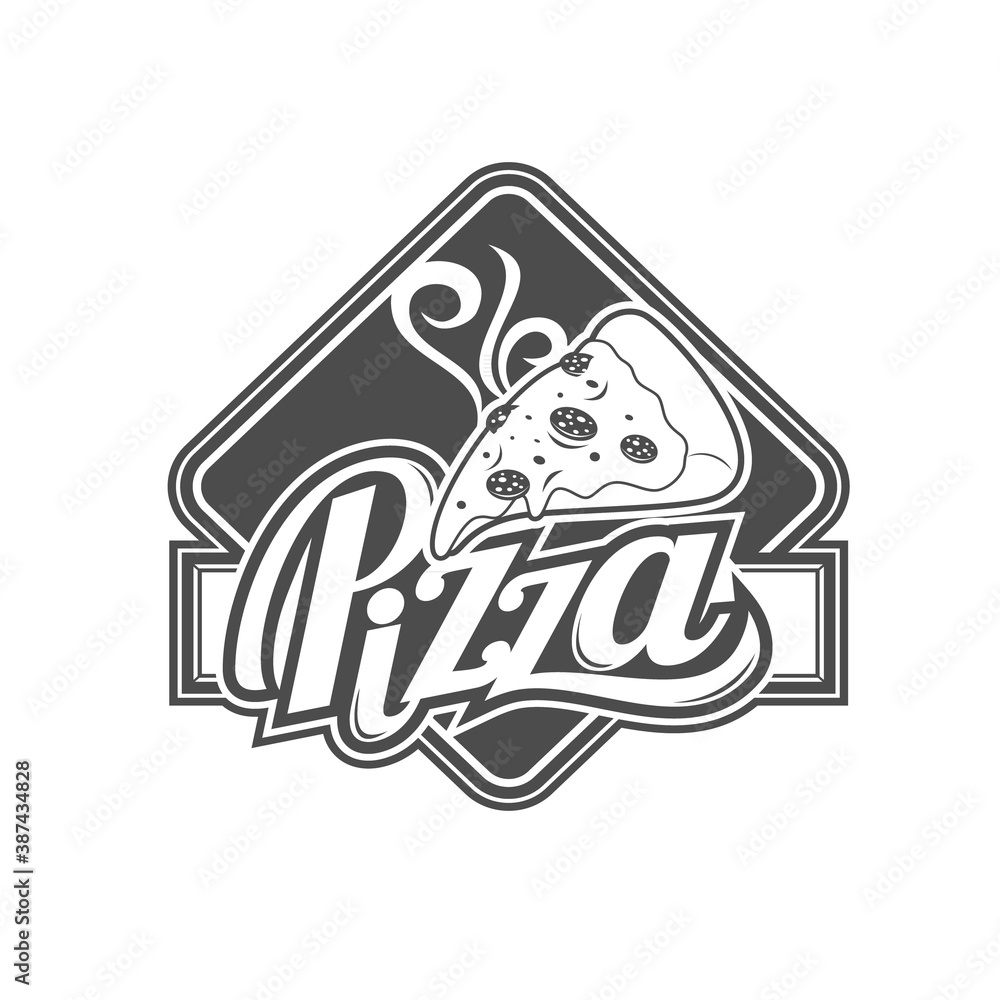 Vector logo, badge, symbol, icon template design for Pizza Shop
Vector logo, badge, symbol, icon template design for Pizza Shop