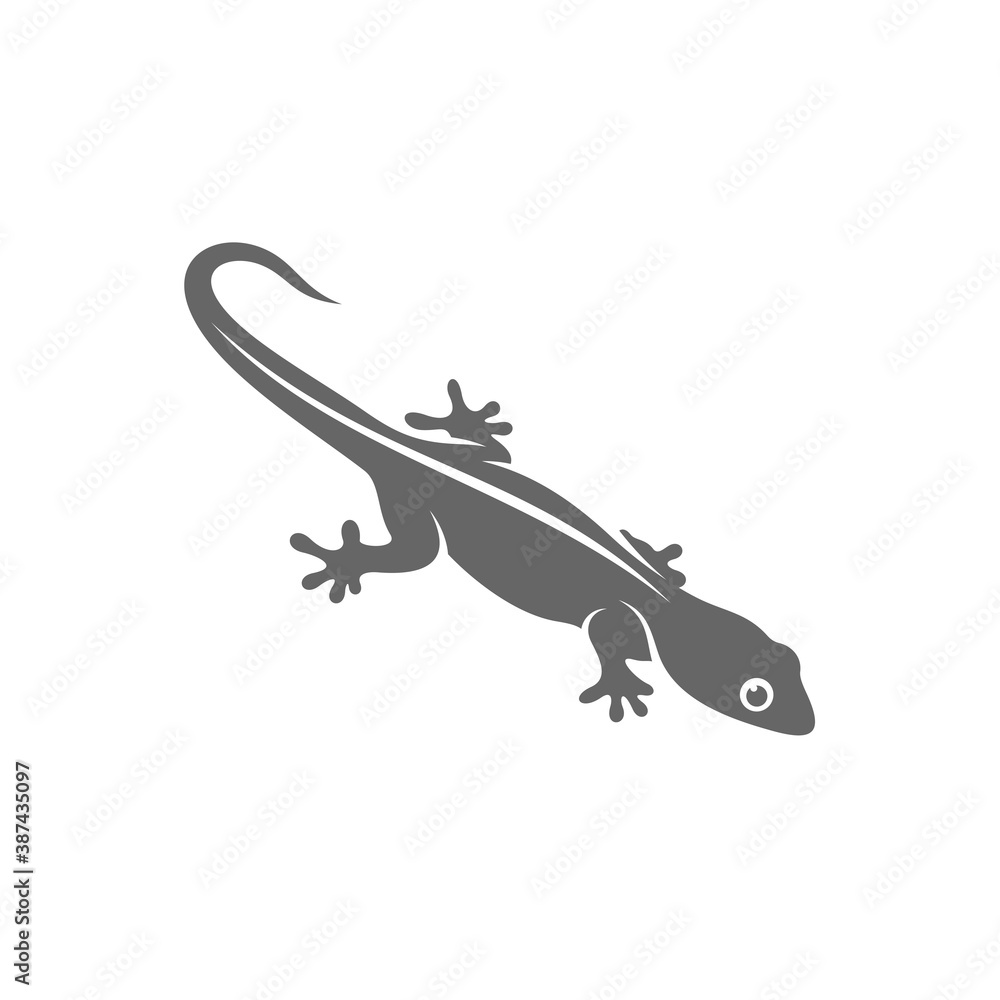 Obraz premium Lizard logo design vector template, Illustration design Lizard, Symbol Icon