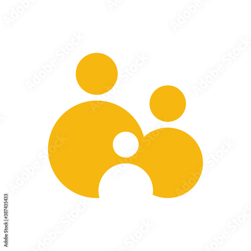 Family logo design vector template, Illustration design Community, Symbol Icon