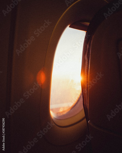 Flugzeugfenster
