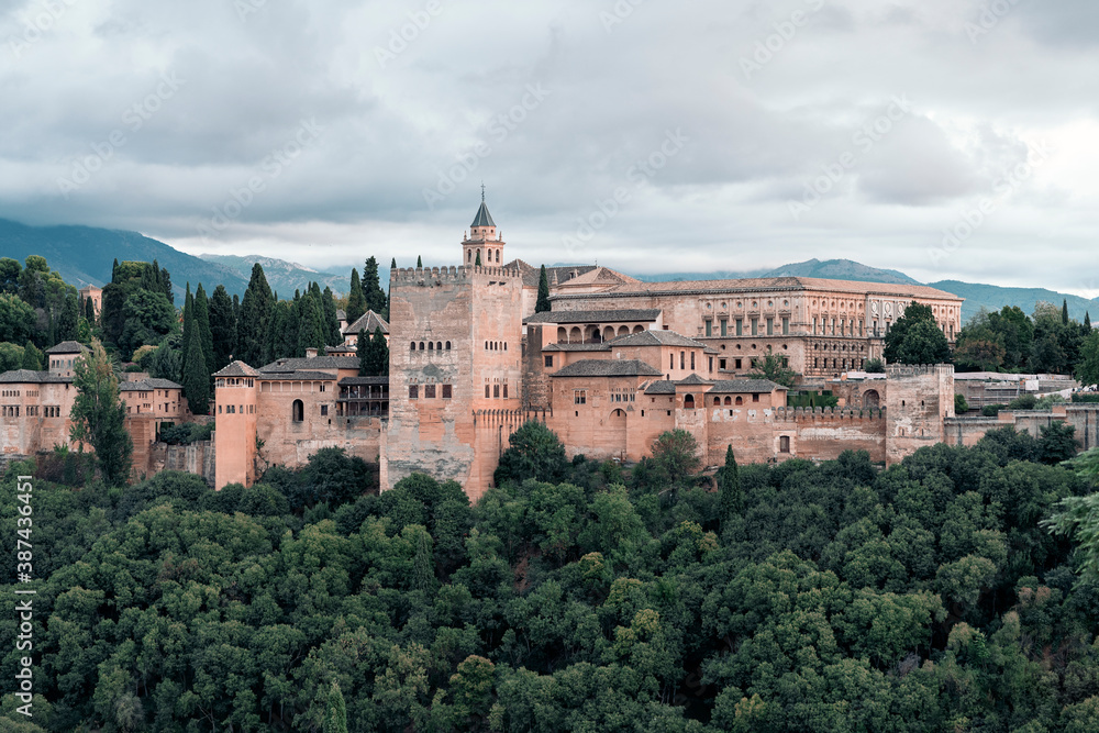 The Alhambra of Granada.