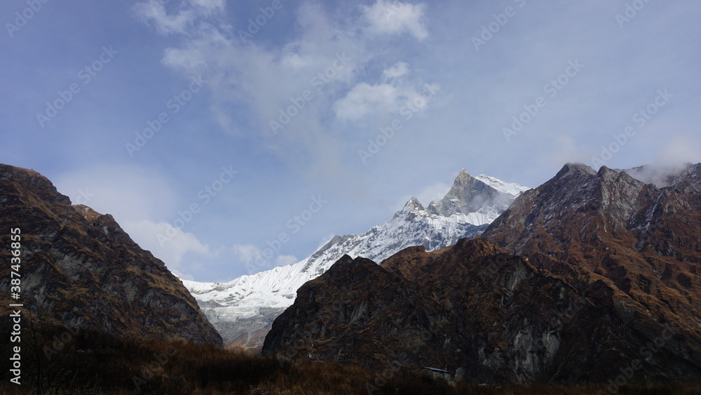 View of Annapura Base Camp, Nepal