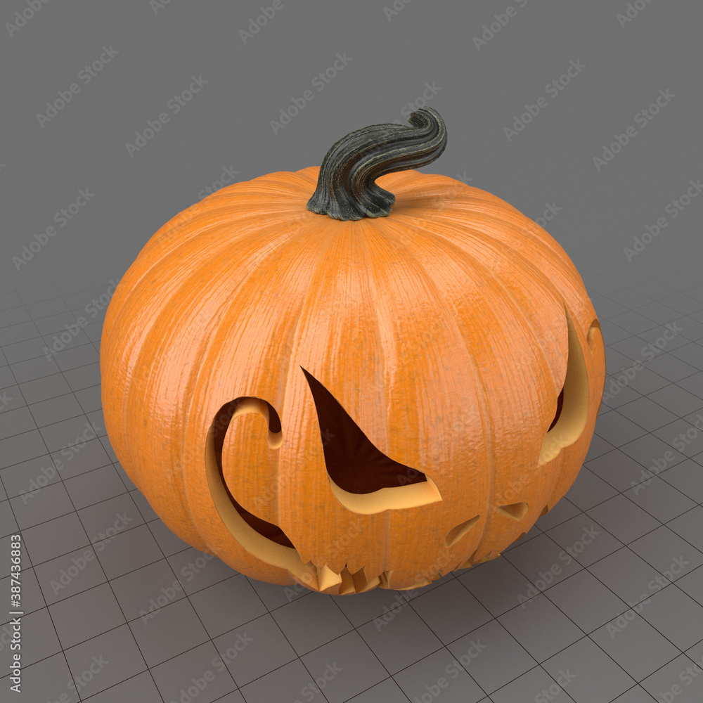 Jack o lantern Stock 3D asset | Adobe Stock