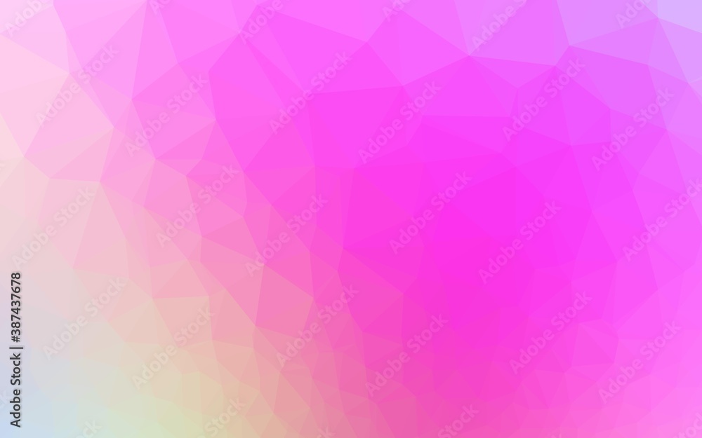 Light Pink vector abstract polygonal texture. Light Pink vector abstract polygonal texture.