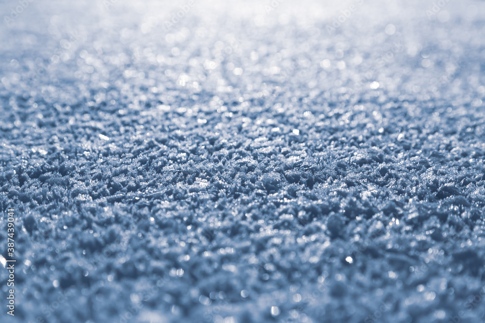 Close up of snow Close up of snow