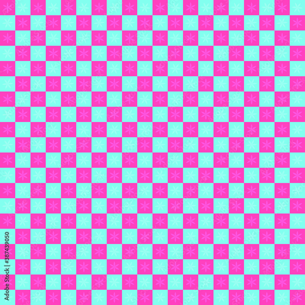 Happy new year with plaid, chessboard, blue and pink colorful, abstract backgrounds wallpaper decoration textile pattern seamless vector illustration graphic design Happy new year with plaid, chessboard, blue and pink colorful, abstract backgrounds wallpaper decoration textile pattern seamless vector illustration graphic design