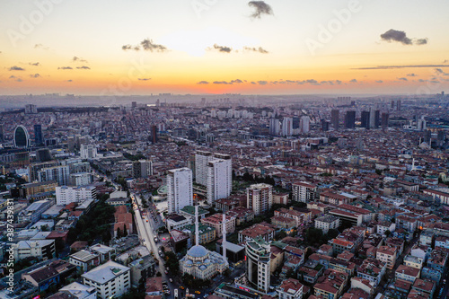 Photography Dutys sunset at the metropolitan city of istanbul Günesli Bagcilar