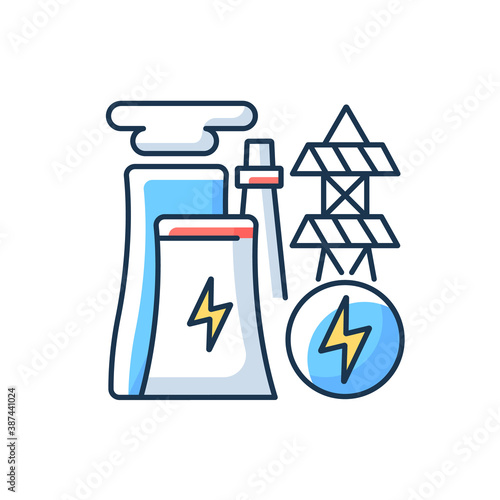 Shelter services RGB color icon. Safe accommodation. Homeless shelter. Emergency placement. Housing and inpatient treatment. Homelessness. Immediate protection needs. Isolated vector illustration