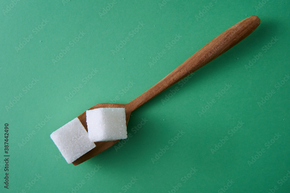 Obraz premium white sugar cube