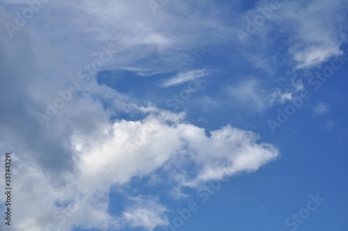 Fototapeta Naklejka Na Ścianę i Meble -  Beautiful sky and beautiful clouds on sun shine	