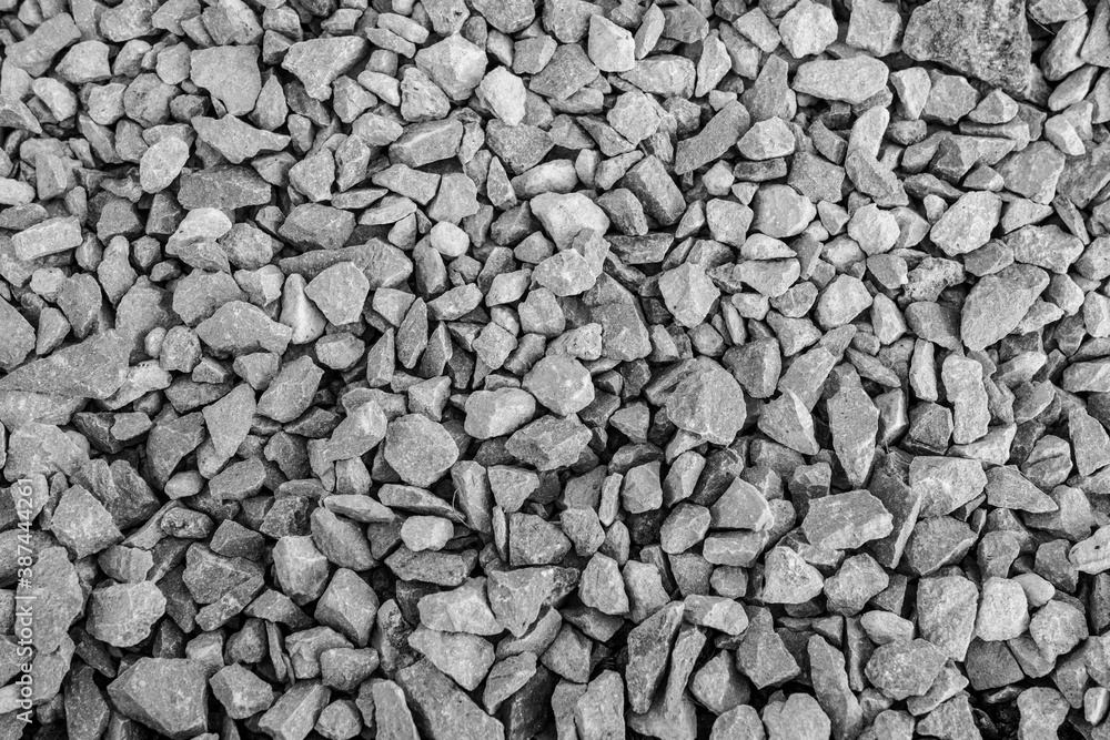Small stones of gray color texture background. Small stones of gray color texture background.