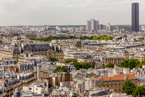 Panorama of Paris from above