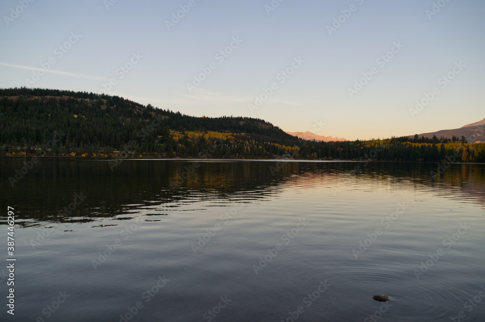 Pyramid Lake during an Autumn Evening Pyramid Lake during an Autumn Evening