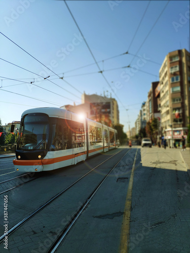 The tram and its progress