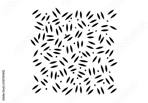 Estampado de pareja de rayas y puntos sobre fondo blanco photo