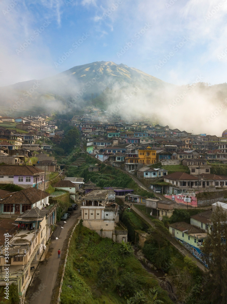 Butuh Village Nepal Van Java Sumbing Mountain