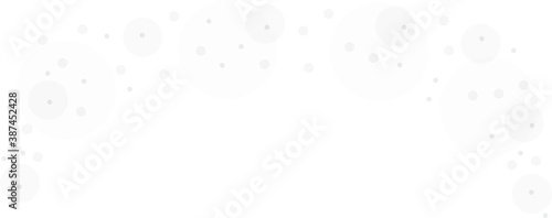 Gray vector background with a pattern of circles with different diameters. Textured template for a web splash in a modern style.