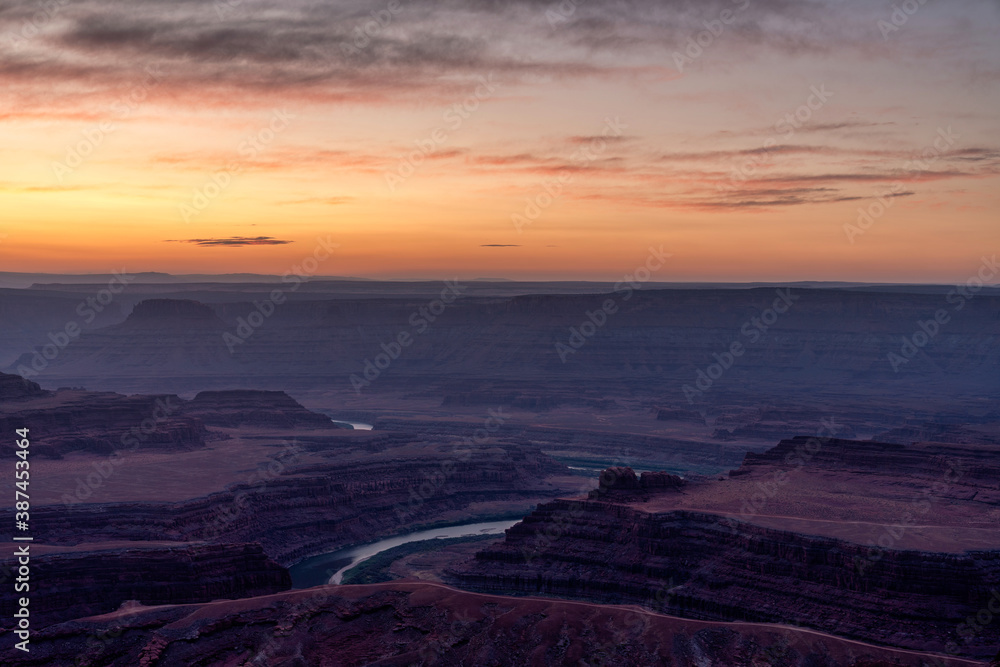 Sunrise desert landscape Southwest USA Sunrise desert landscape Southwest USA