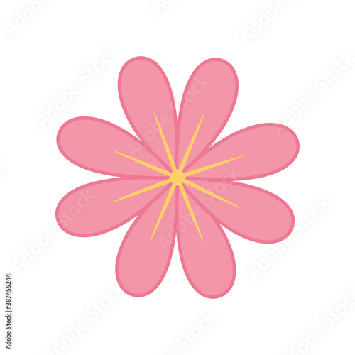 gold flower element decoration color design