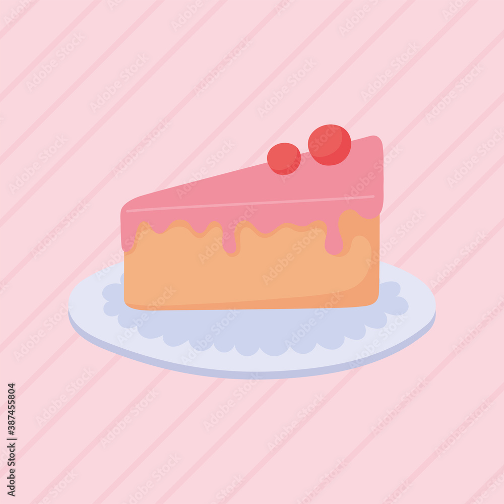 slice cake with fruit dessert and pastry snack slice cake with fruit dessert and pastry snack