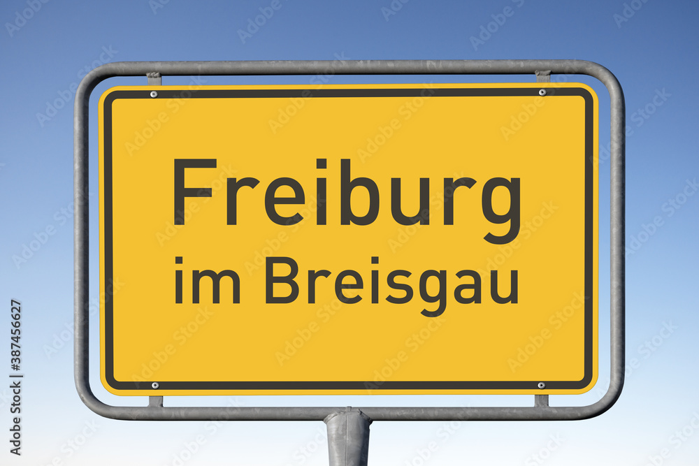 Ortstafel Freiburg im Breisgau, (Symbolbild) Ortstafel Freiburg im Breisgau, (Symbolbild)