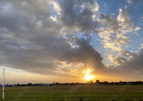 Photography Angelic Sunset in Meridian, Idaho