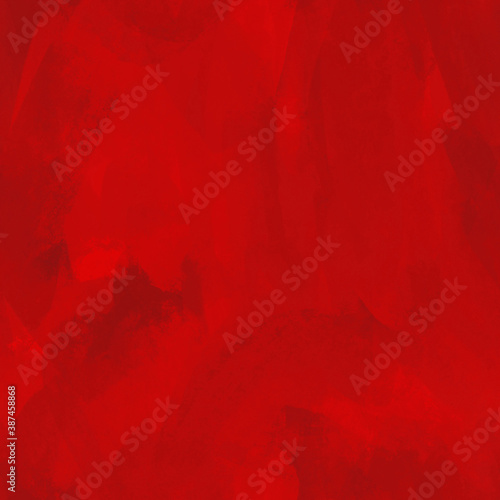 Red grunge backdrop. Seamless red painted background or texture.